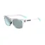 Tifosi Swank Single Lens Sunglasses in Avant Clear/Smoke Bright Blue